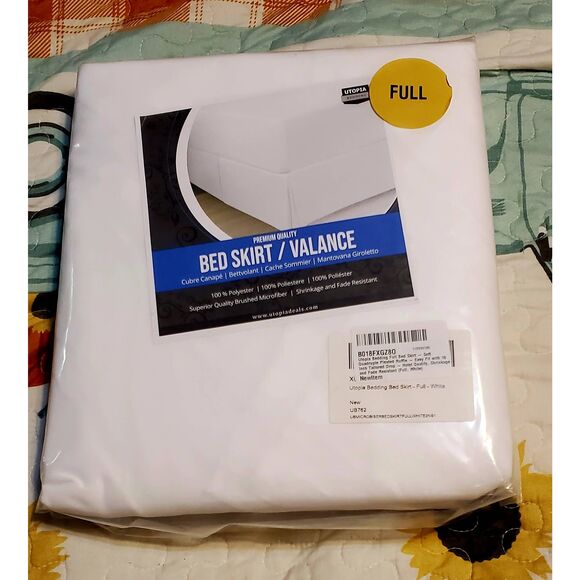 NIP UTOPIA BEDDING FULL BED SKIRT - Picture 1 of 11